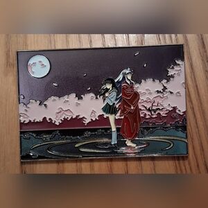 EUC Kagome Higurashi & Inuyasha Lovers Japan Anime Enamel Flare Pin Jewelry